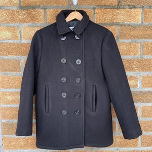 SCHOTT N.Y.C US 740N PEA COATS WOOL SMALL